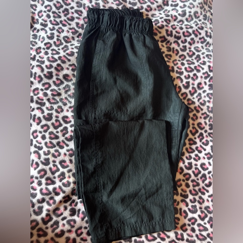 Black Elastic Waist Pants 3/38.00$